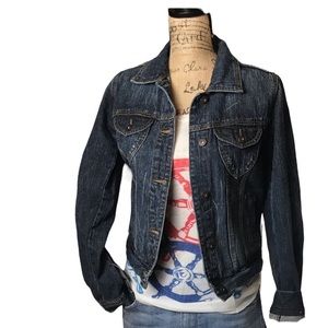Mudd blue button down long sleeved jean jacket